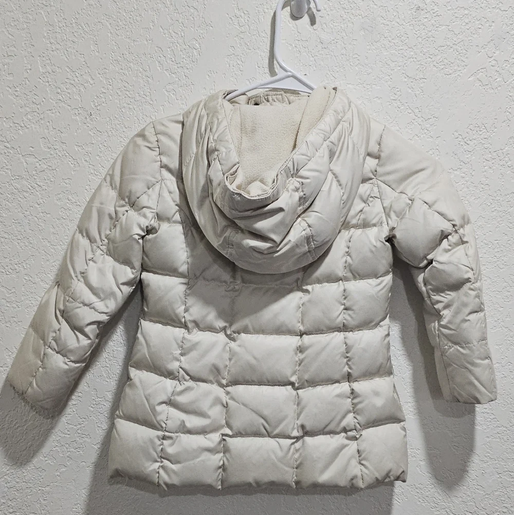 Gap Kids Cream Puffer Jacket Toddler XS 4 - 5